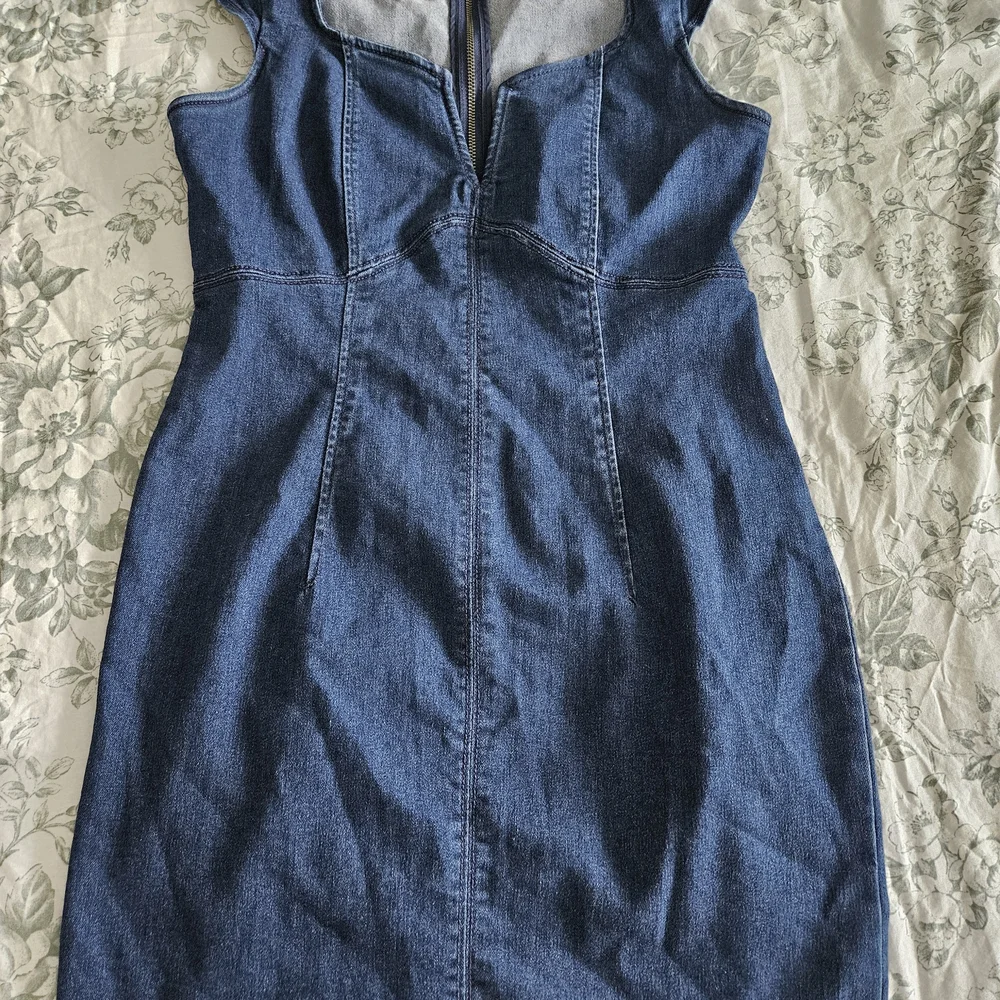Free People Lia Denim Bodycon Mini Dress - Picture 1 of 4